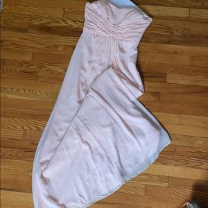 Beautiful David’s bridesmaid dress champagne pink